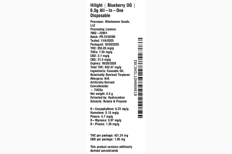 Blueberry OG by Hilight