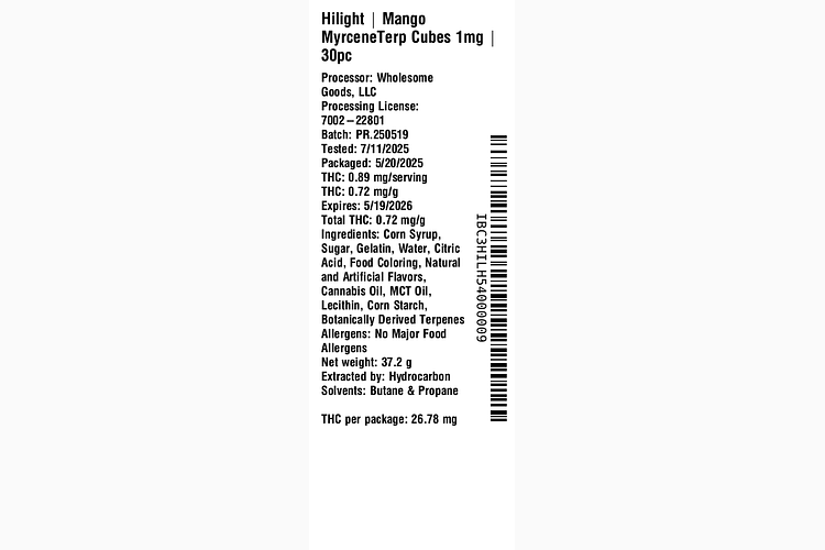 Mango Myrcene Terp by Hilight
