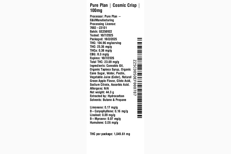 Cosmic Crisp by Pure Plan