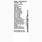 Mint Tablets 1:1 THC:CBD | 75pc by Hilight
