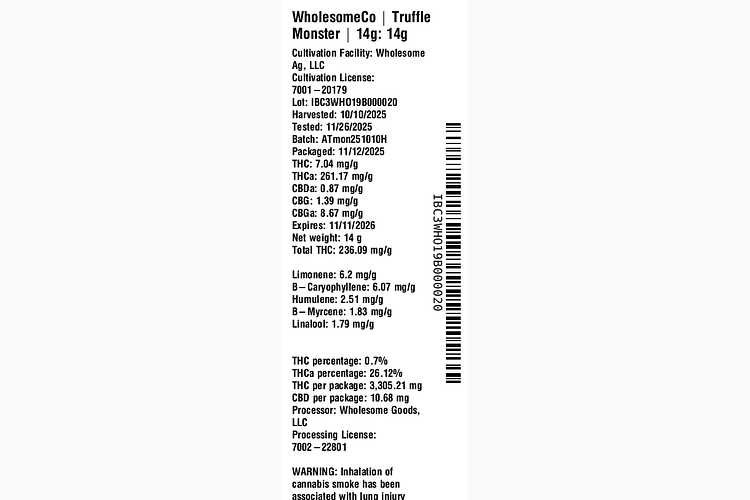 Truffle Monster by WholesomeCo