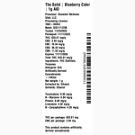 Blueberry Cider by The Solid