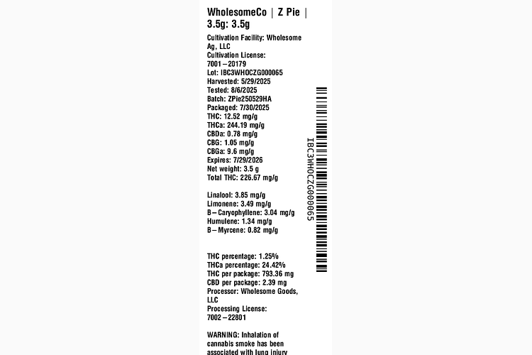 Z Pie by WholesomeCo