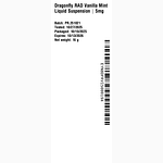 RAD Vanilla Mint Liquid Suspension by Dragonfly