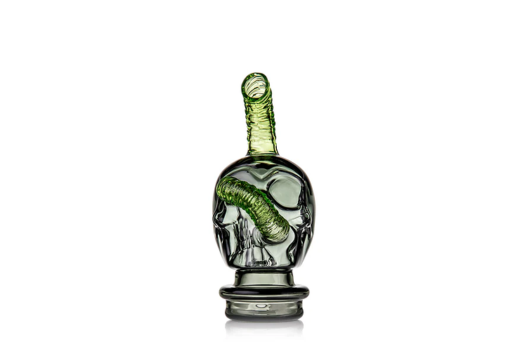 Grim Ripper | Puffco Peak Replacement Glas | Skull + Worm by MJ Arsenal