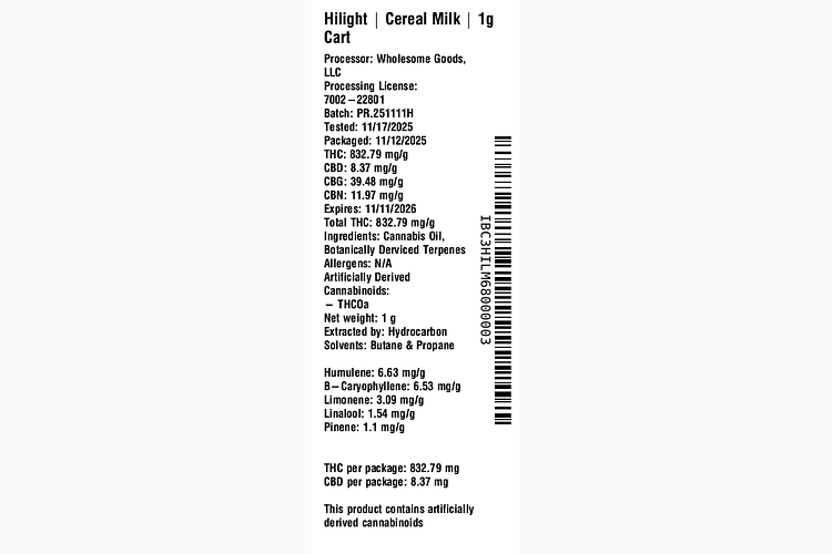 Cereal Milk by Hilight