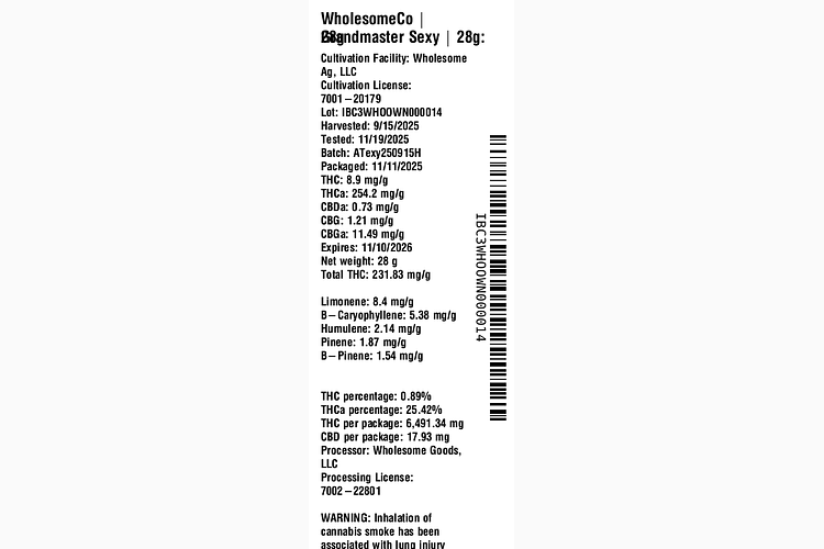 Grandmaster Sexy by WholesomeCo