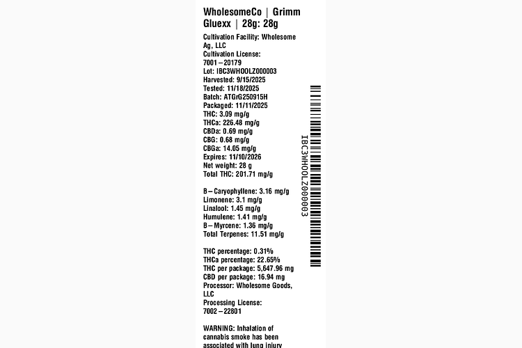 Grimm Gluexx by WholesomeCo