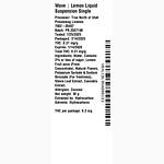 Lemon Liquid Suspension by Wave