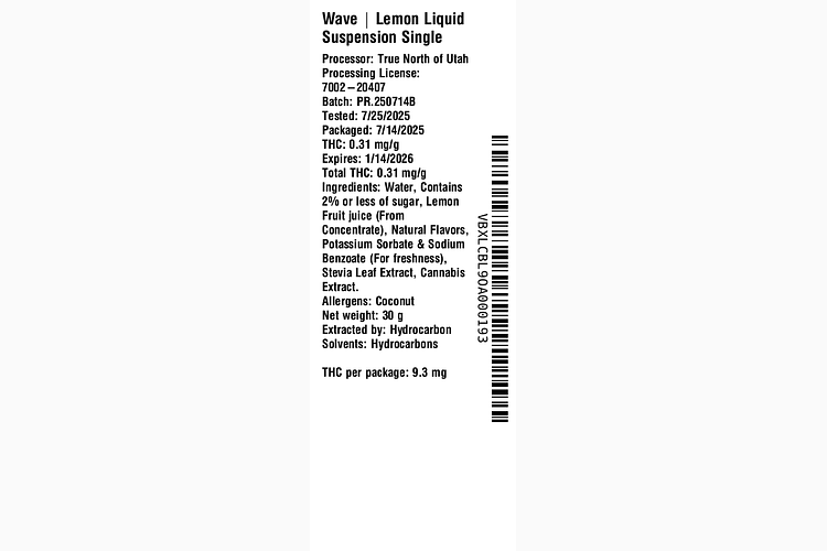 Lemon Liquid Suspension by Wave