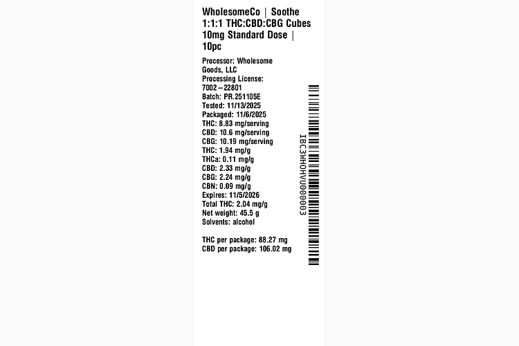 Soothe by WholesomeCo