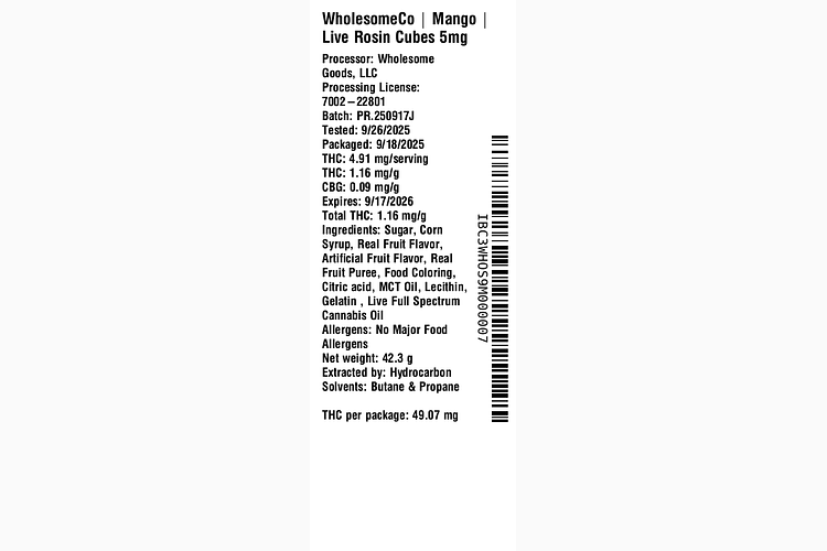 Mango by WholesomeCo