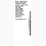 Peach Liquid Suspension by Wave