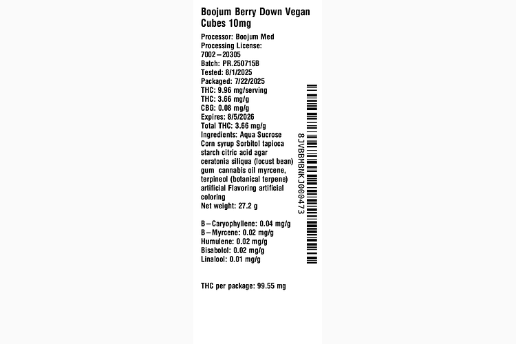 Berry Down by Boojum