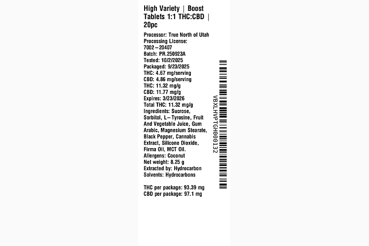 Boost by High Variety