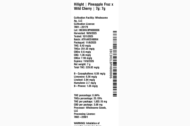 Pineapple Fruzz x Wild Cherry by Hilight