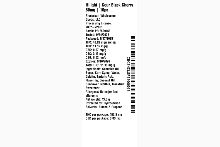 Sour Black Cherry by Hilight