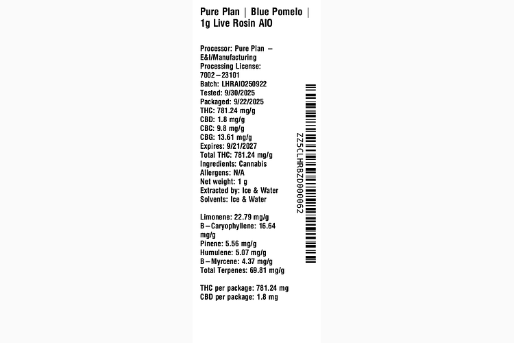 Blue Pomelo by Pure Plan