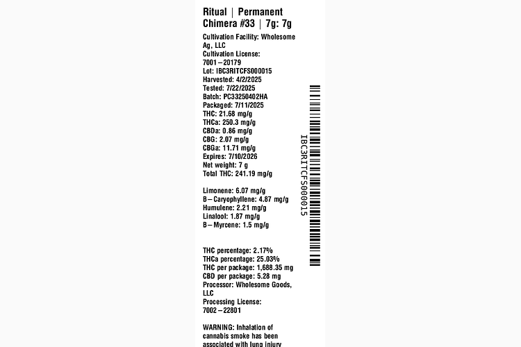 Permanent Chimera #33 by Ritual