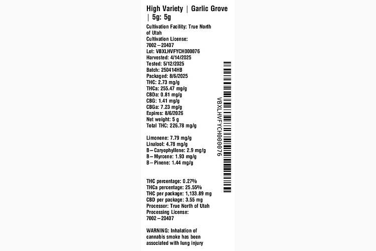 Garlic Grove 5g by High Variety