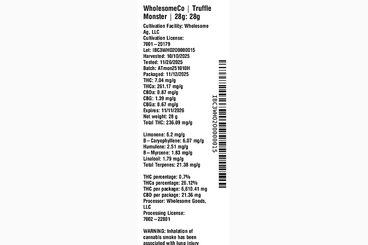 Truffle Monster by WholesomeCo