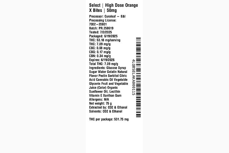 Orange X Bites by Select