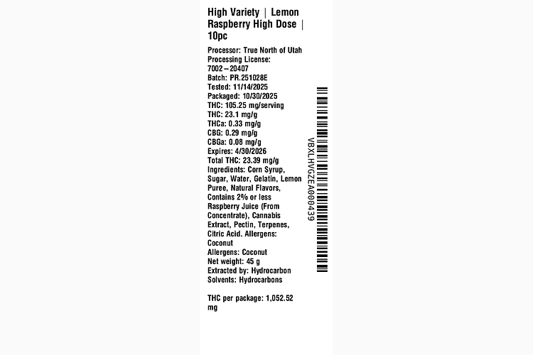 Lemon Raspberry by High Variety