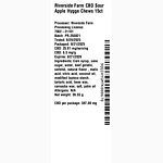 CBD Sour Apple Hygge Chews by Riverside Farm