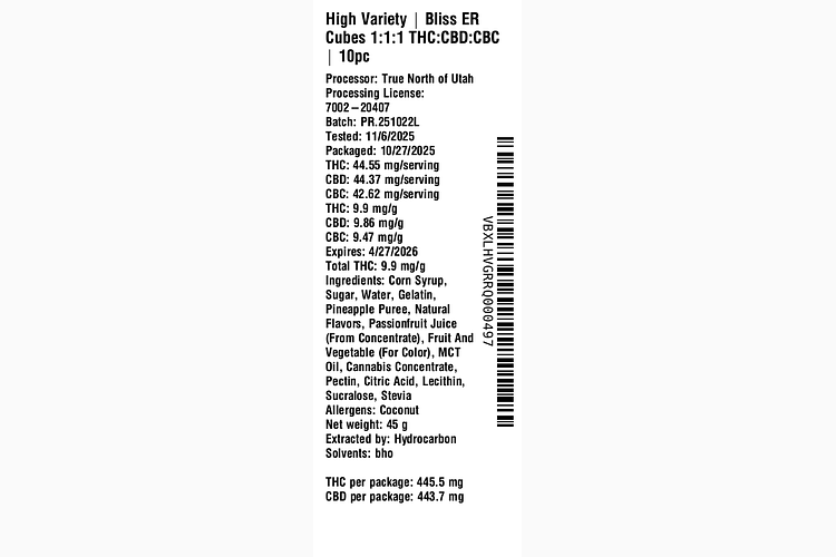 Bliss ER Cubes by High Variety