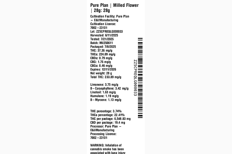 Milled Flower by Pure Plan