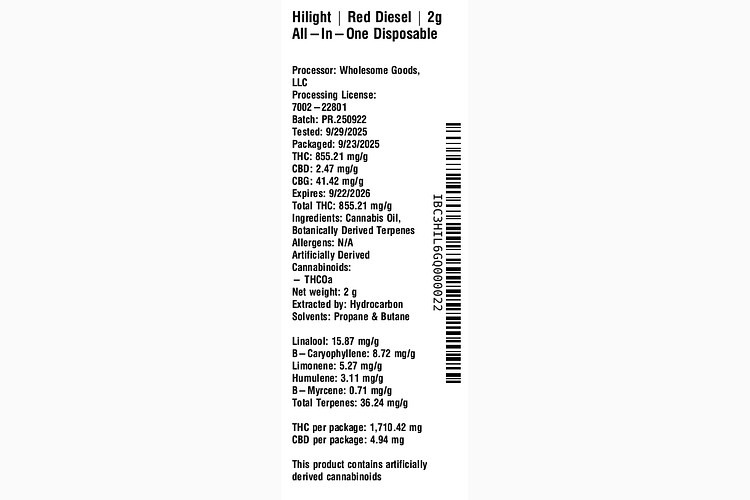 Red Diesel All-In-One by Hilight