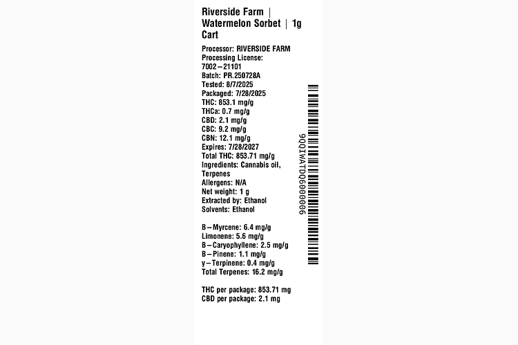 Watermelon Sorbet by Riverside Farm