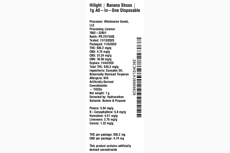 Banana Shoes All-in-One by Hilight