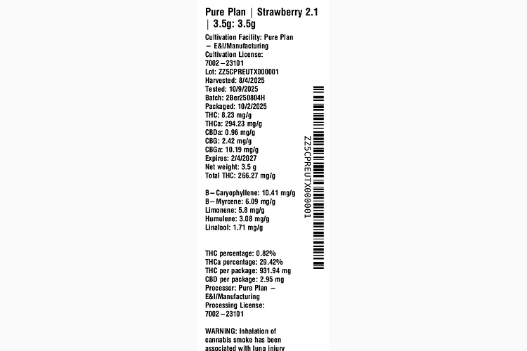 Strawberry 2.1 by Pure Plan