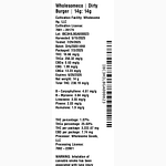 Dirty Burger by WholesomeCo