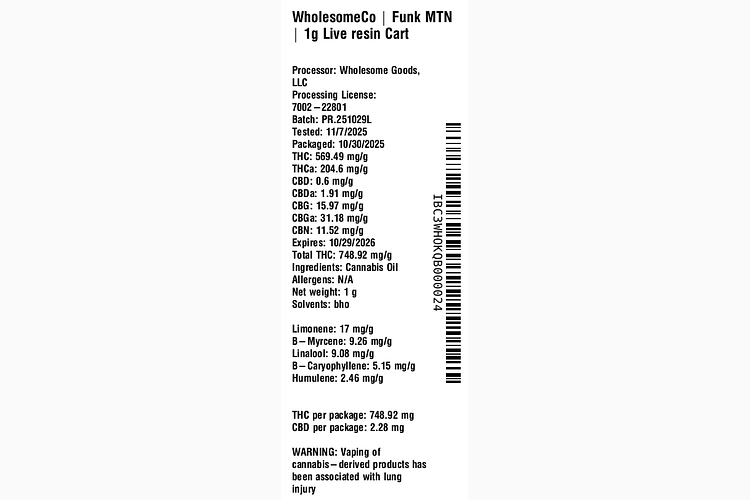 Funk MTN by WholesomeCo