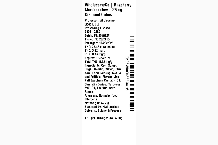 Raspberry Marshmallow by WholesomeCo