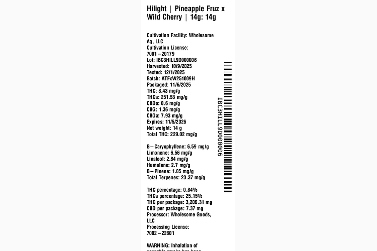 Pineapple Fruz x Wild Cherry by Hilight