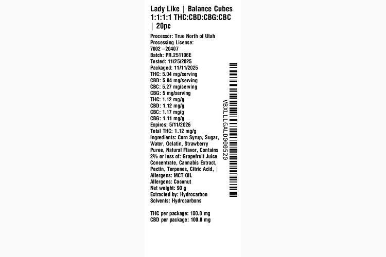 Balance Cubes by Lady Like