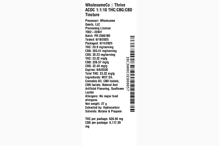 Thrive ACDC by WholesomeCo