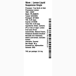 Lemon Liquid Suspension by Wave