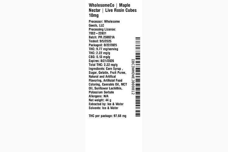 Maple Nectar by WholesomeCo