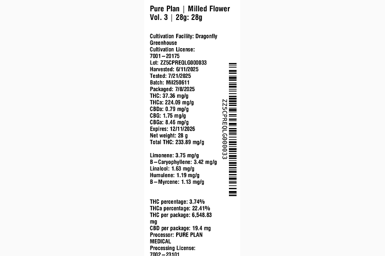 Milled Flower by Pure Plan