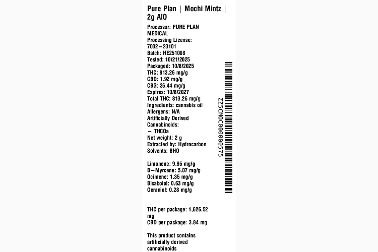 Mochi Mintz by Pure Plan