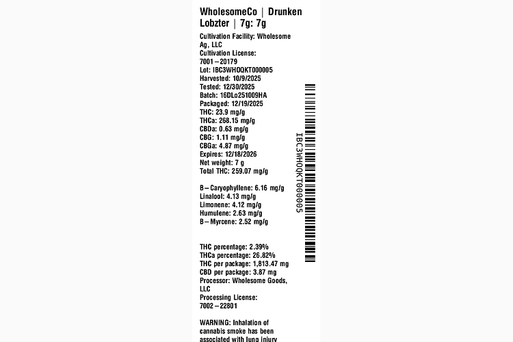 Drunken Lobzter by WholesomeCo