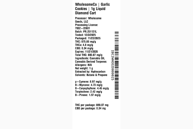 Garlic Cookies by WholesomeCo