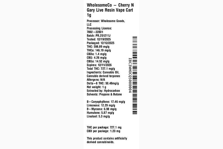 Cherry N Gary by WholesomeCo