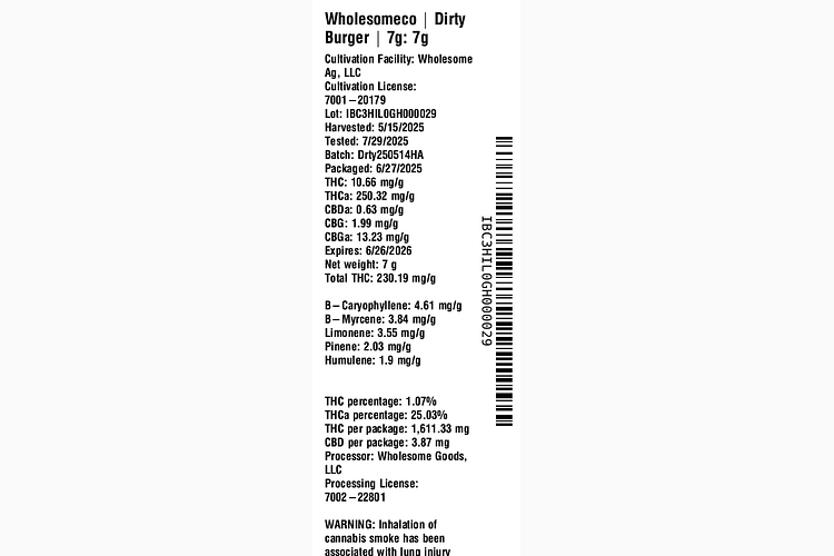 Dirty Burger by WholesomeCo