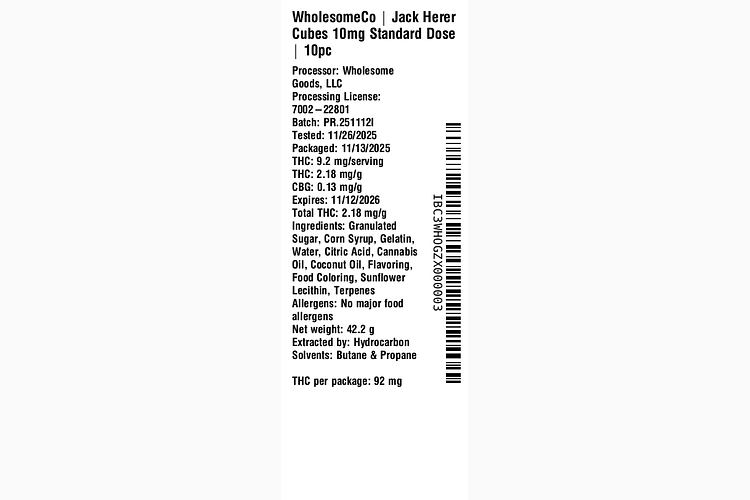 Jack Herer by WholesomeCo