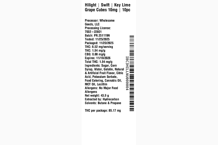 Swift - Key Lime Grape by Hilight